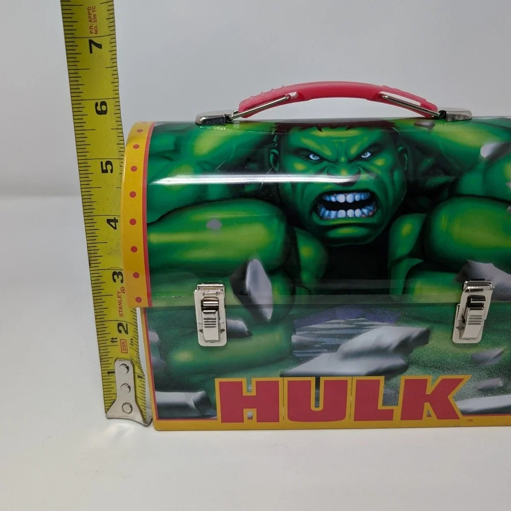 Marvel The Hulk‎ 2003 Movie Official Merchandise Tin Lunch Box Dome Top Vintage